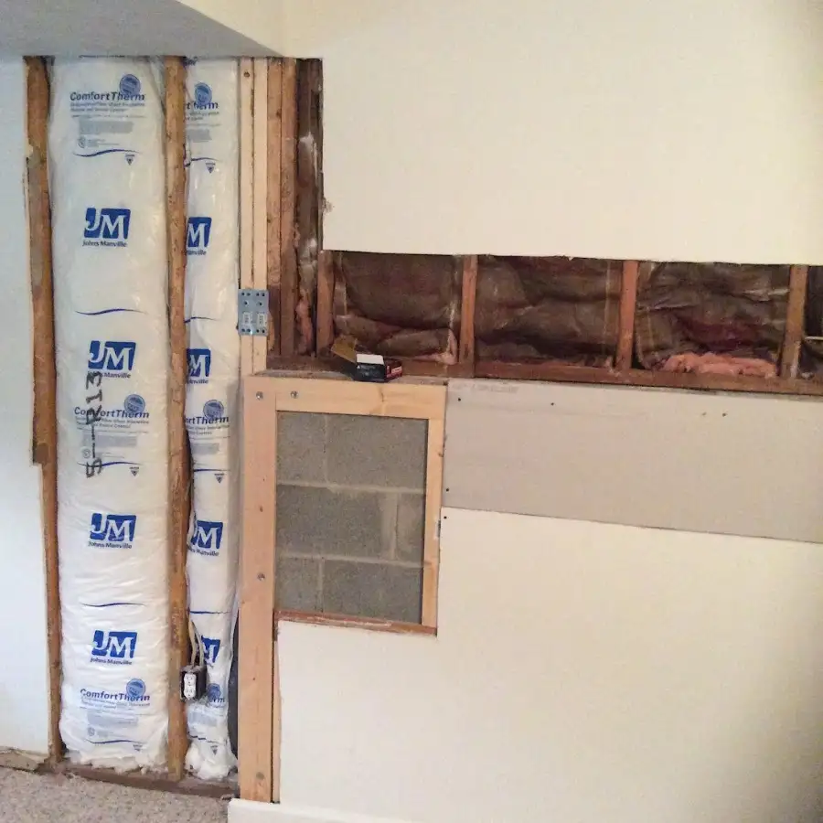Wall insulation replacement during Contents Cleaning & Restoration in Nederland